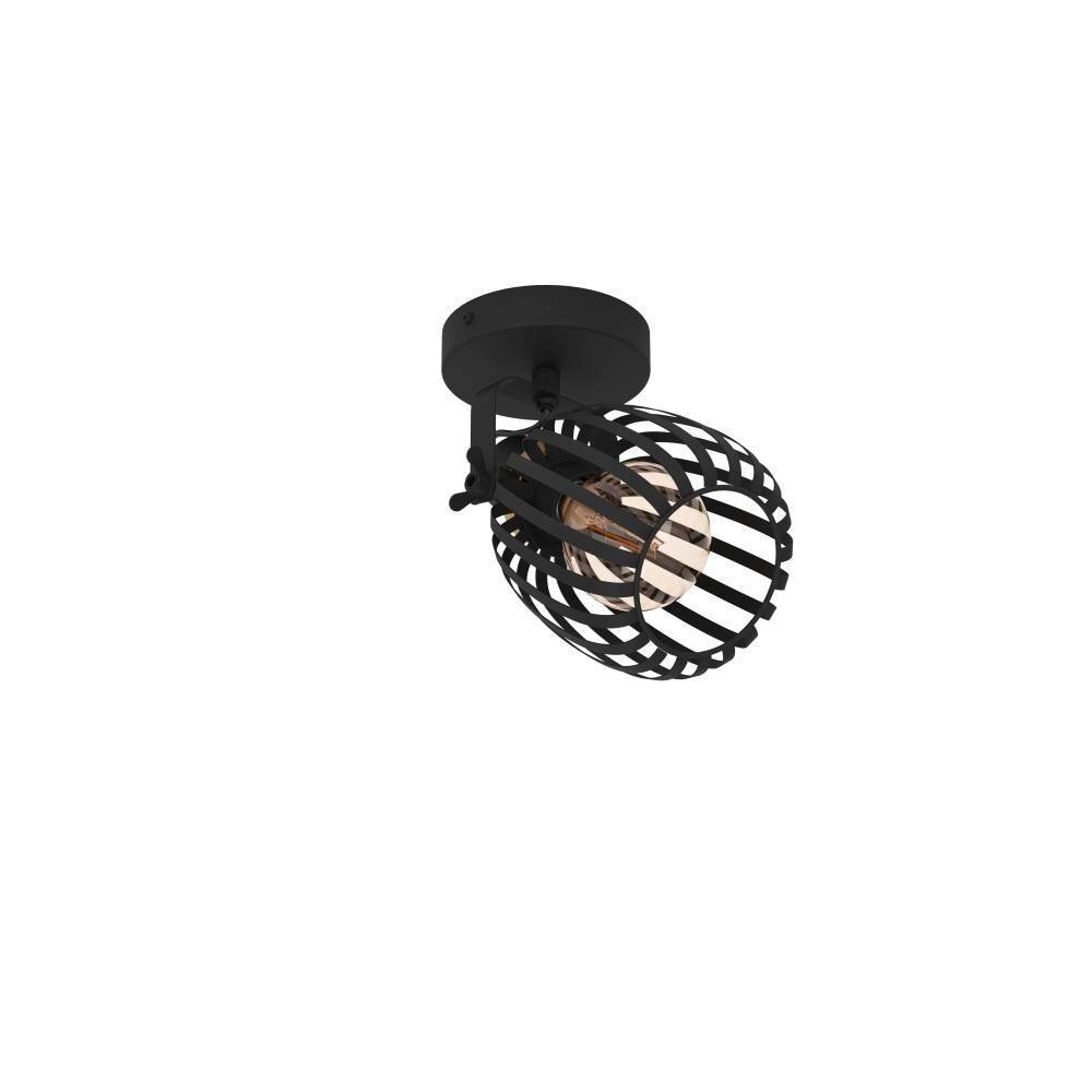 Eglo GIRONA Wandleuchte Messing, Schwarz, 1-flammig main product photo