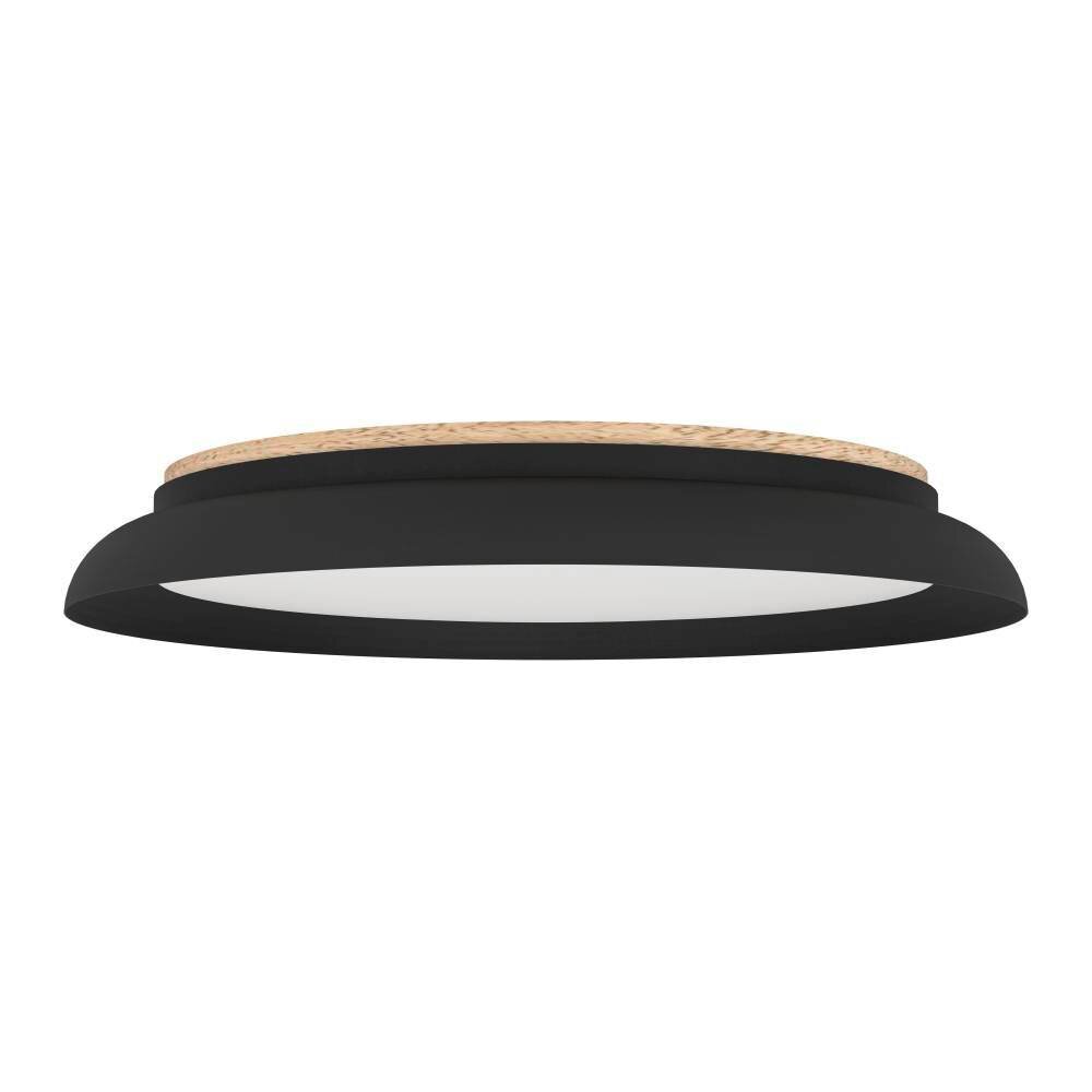 Eglo PENJAMO Deckenleuchte LED Naturfarben, Schwarz, 1-flammig main product photo