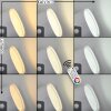 Ledo Tischleuchte Silber, 1-flammig, Fernbedienung, Farbwechsler