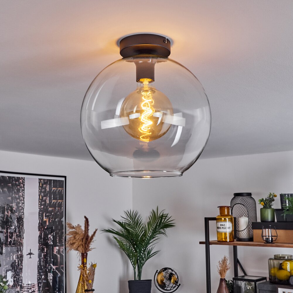 Koyoto Deckenleuchte Glas 30 cm Klar, 1-flammig main product photo