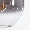 Koyoto Deckenleuchte Glas 30 cm Klar, Rauchfarben, 1-flammig
