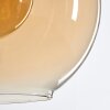 Koyoto Deckenleuchte Glas 30 cm Bernsteinfarben, 1-flammig