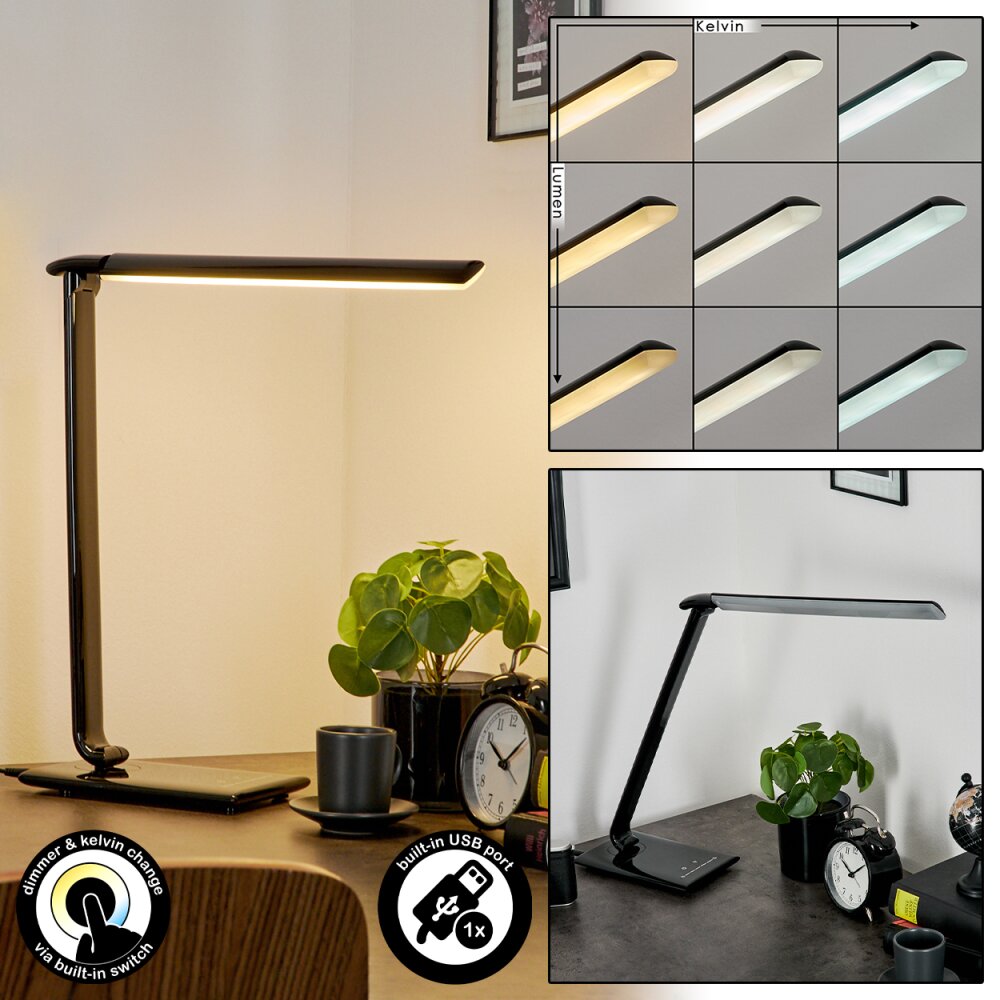 Chozendo Tischleuchte LED Schwarz, 1-flammig main product photo