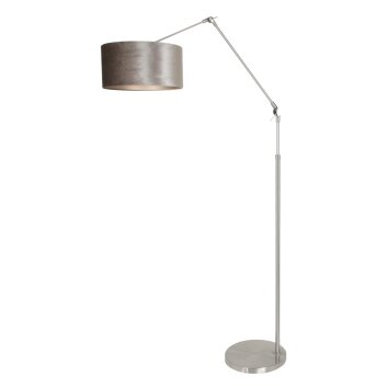 Steinhauer Prestige Chic Bogenlampe Stahl gebürstet, 1-flammig