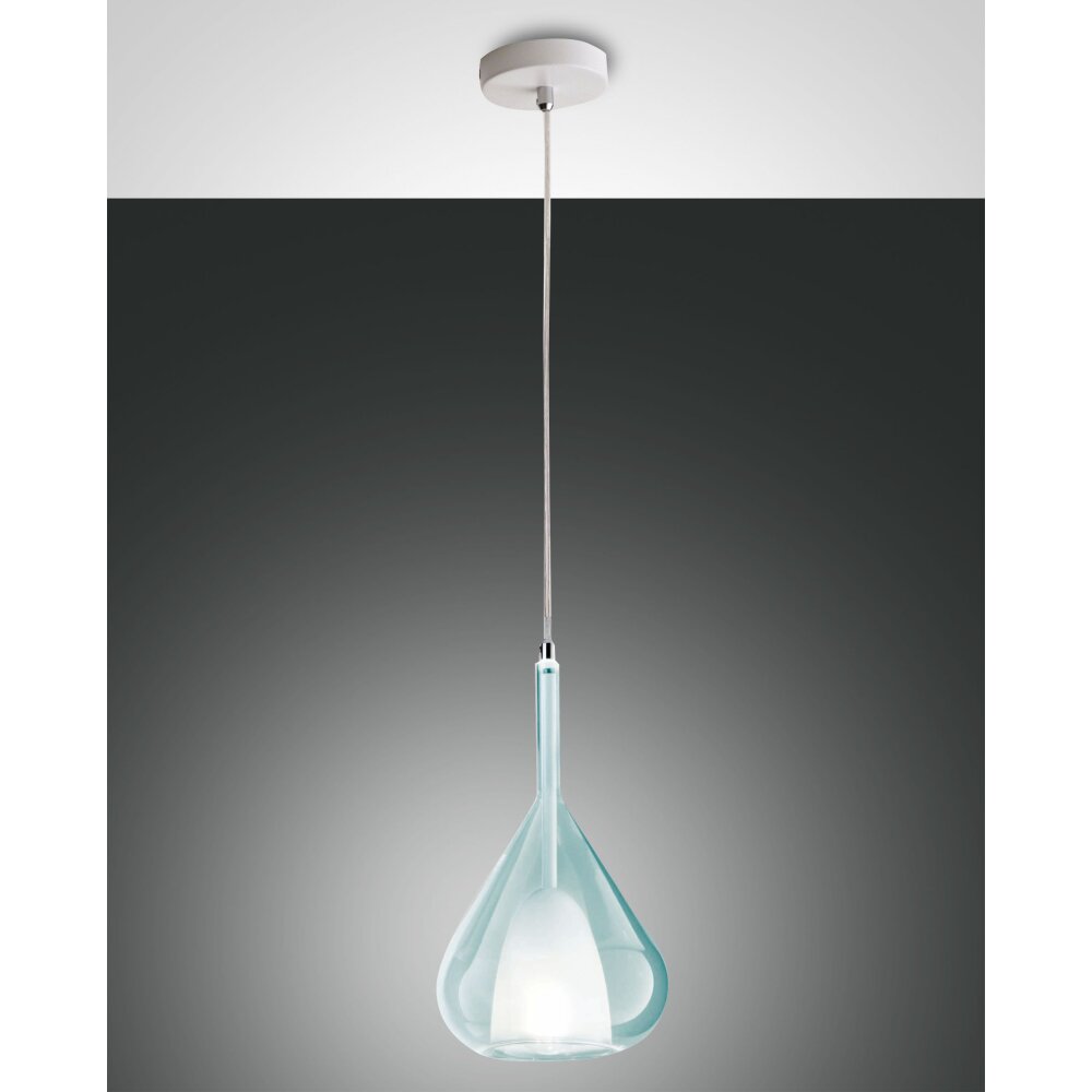 Fabas Luce Lila Pendelleuchte Weiß, 1-flammig main product photo