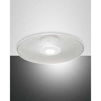 Fabas Luce Anemone Deckenleuchte LED Weiß, 1-flammig