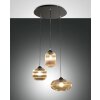Fabas Luce Nordal Pendelleuchte Schwarz, 3-flammig