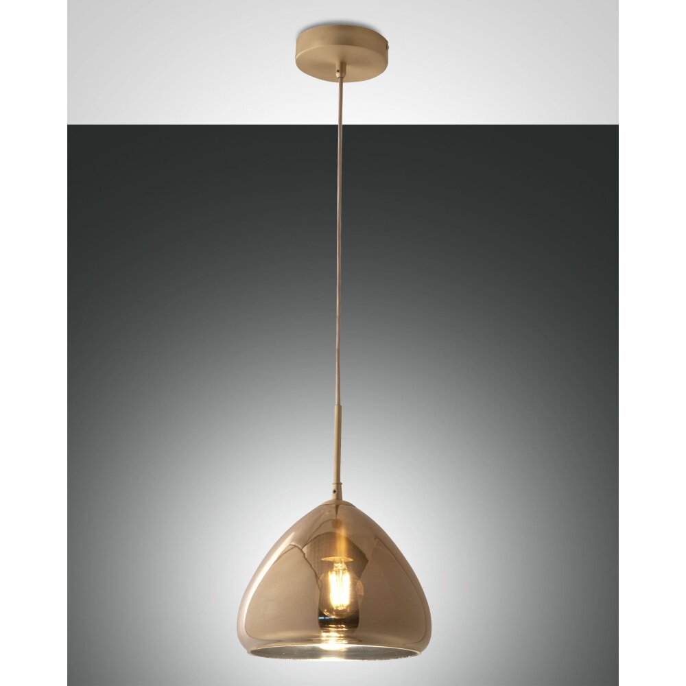 Fabas Luce Glow Pendelleuchte Messing, 1-flammig main product photo