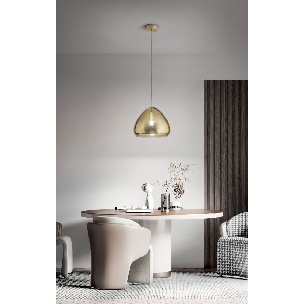 Fabas Luce Glow Pendelleuchte Messing, 1-flammig main product photo