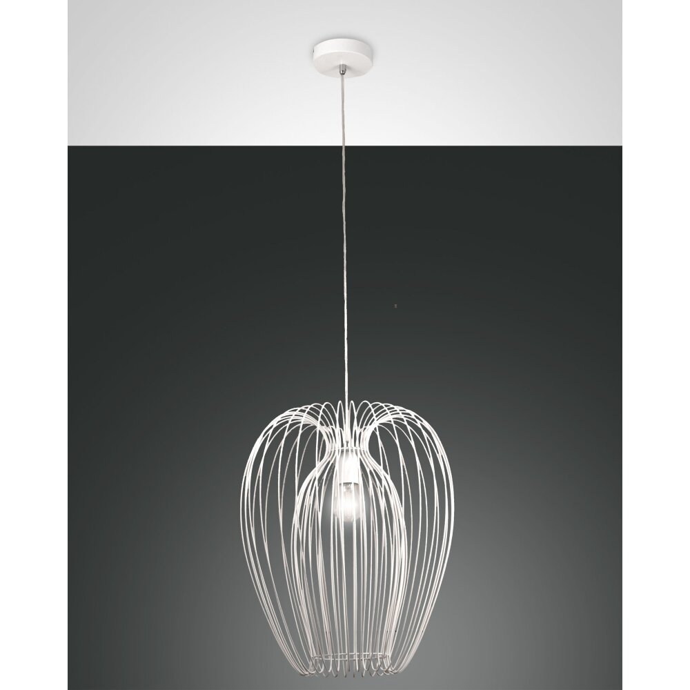 Fabas Luce Camp Pendelleuchte Weiß, 1-flammig main product photo