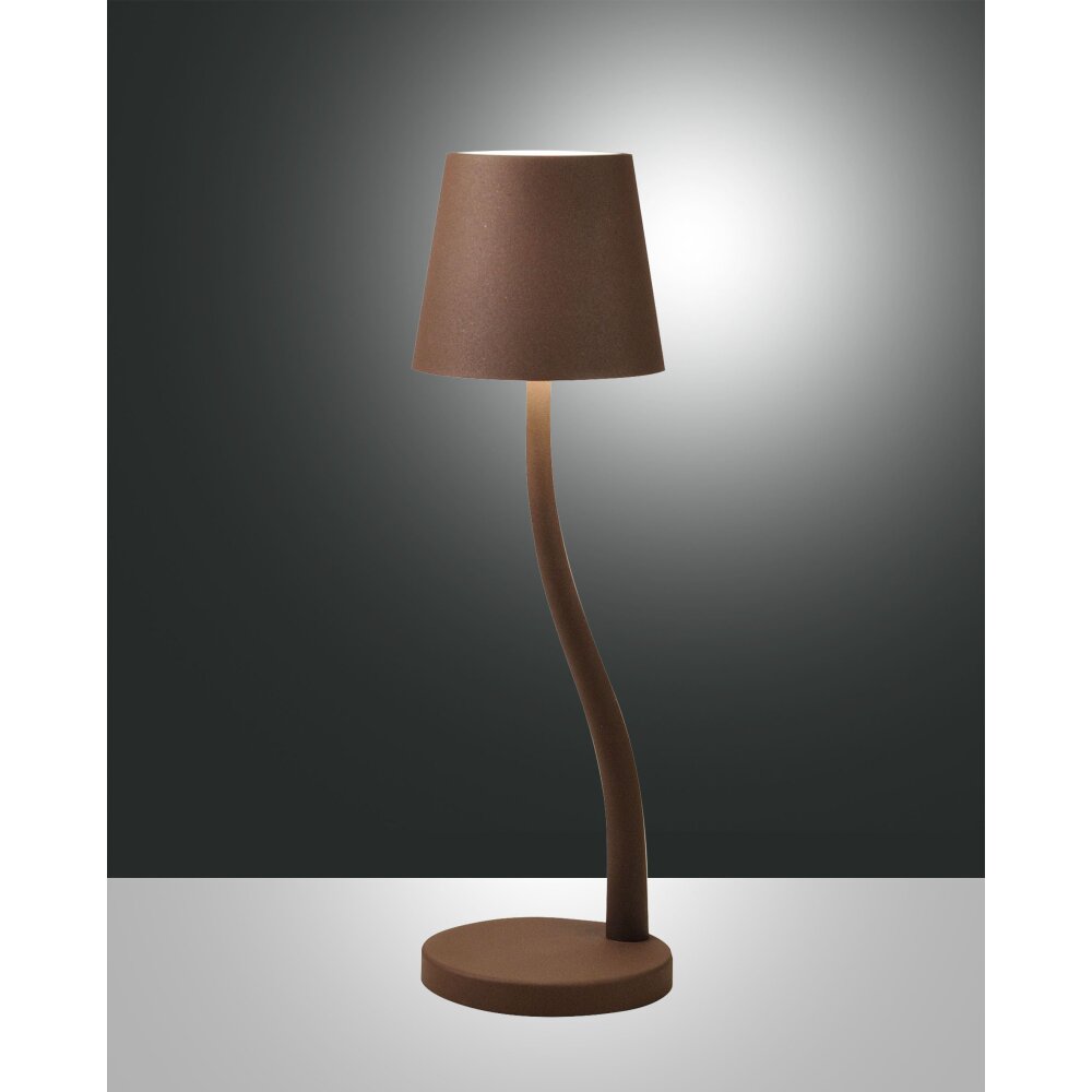 Fabas Luce Judy Außentischleuchte LED Rostfarben, 1-flammig main product photo