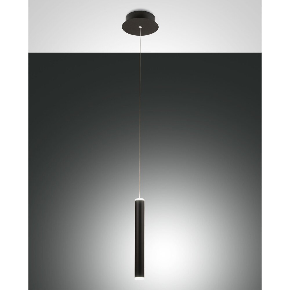 Fabas Luce Prado Pendelleuchte LED Schwarz, 1-flammig main product photo