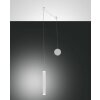 Fabas Luce Prado Pendelleuchte LED Weiß, 1-flammig