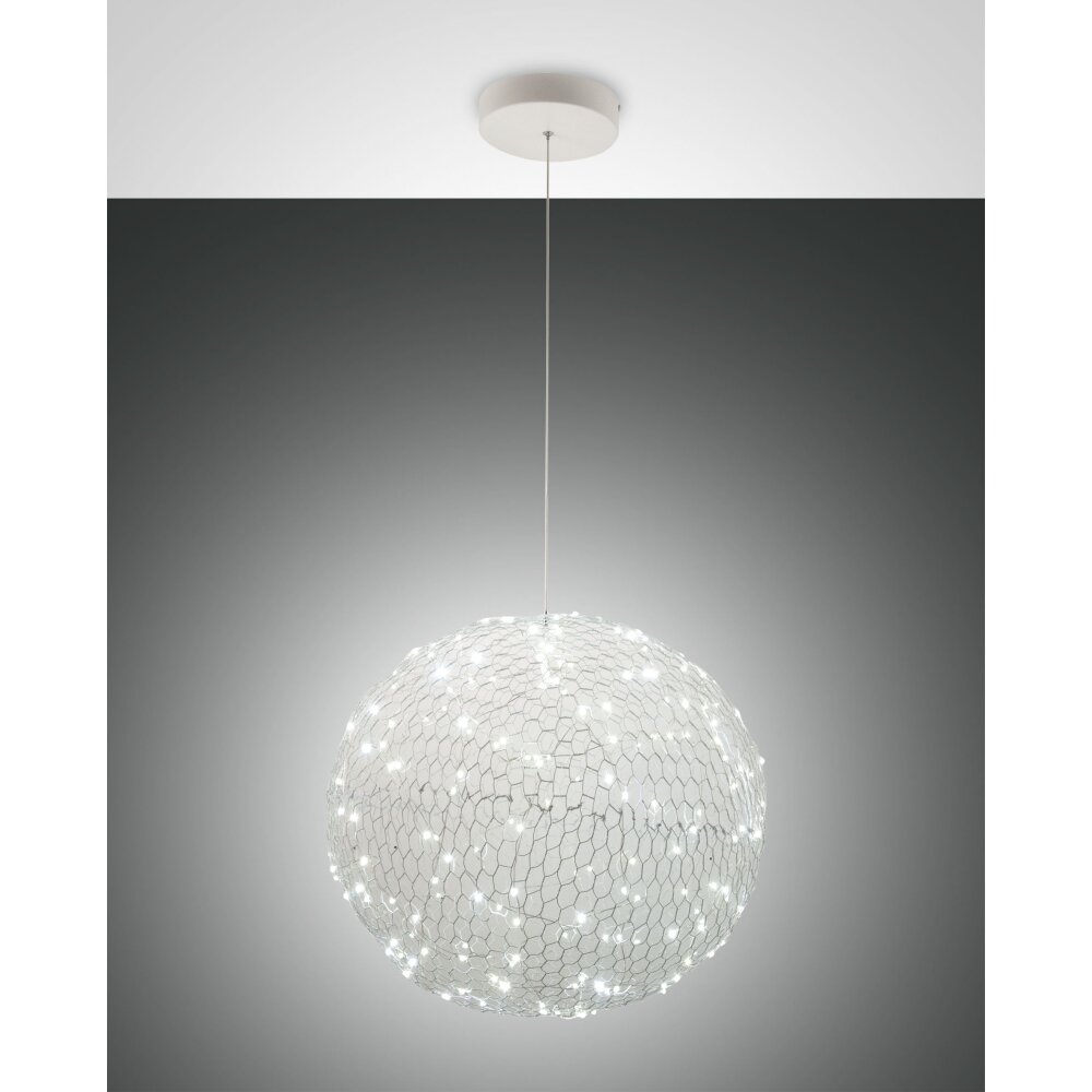 Fabas Luce Sumter Pendelleuchte LED Weiß, 1-flammig main product photo