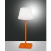Fabas Luce Adam Außentischleuchte LED Orange, 1-flammig