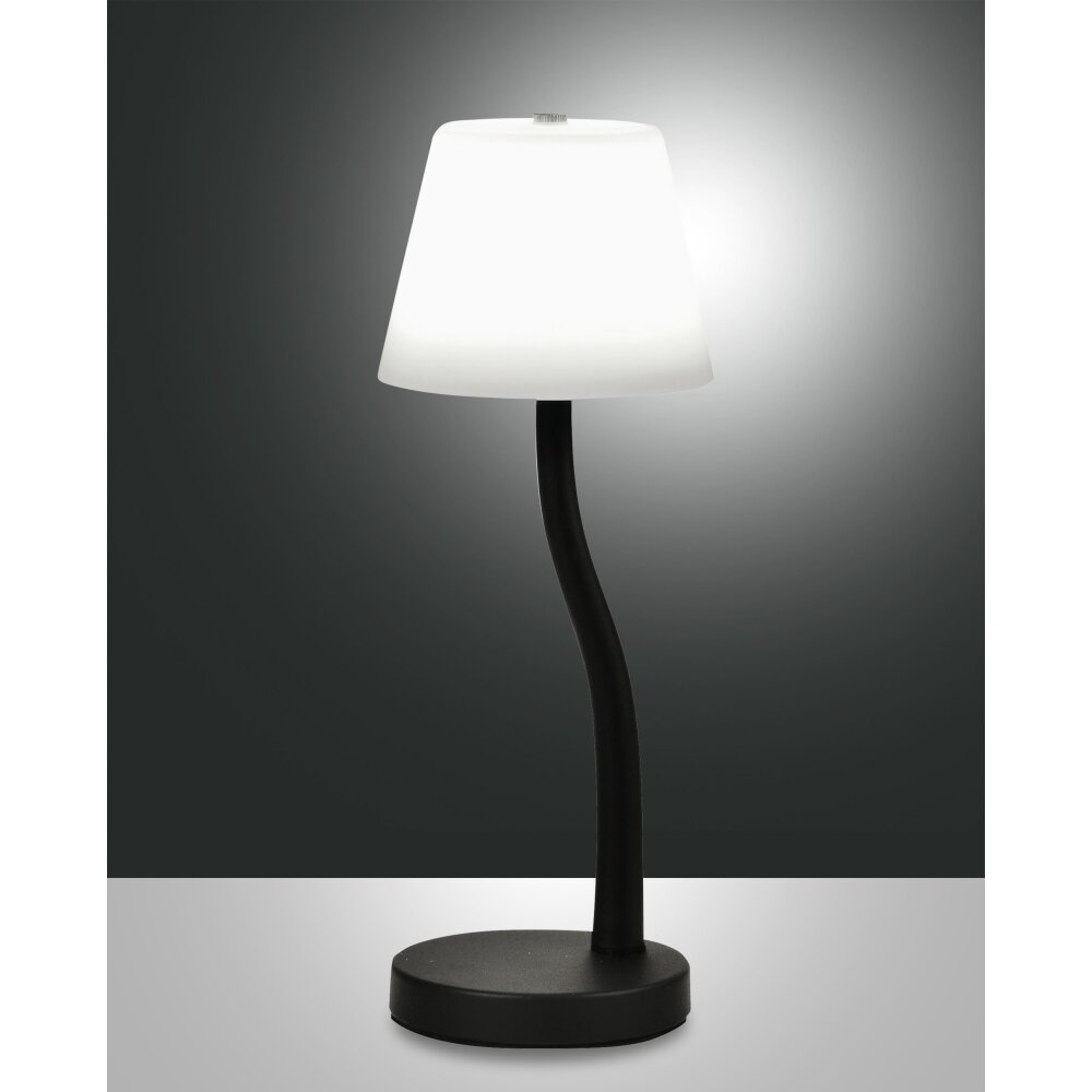 Fabas Luce Ibla Tischleuchte LED Schwarz, 1-flammig main product photo