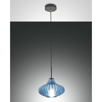 Fabas Luce Budelli Pendelleuchte Schwarz, 1-flammig