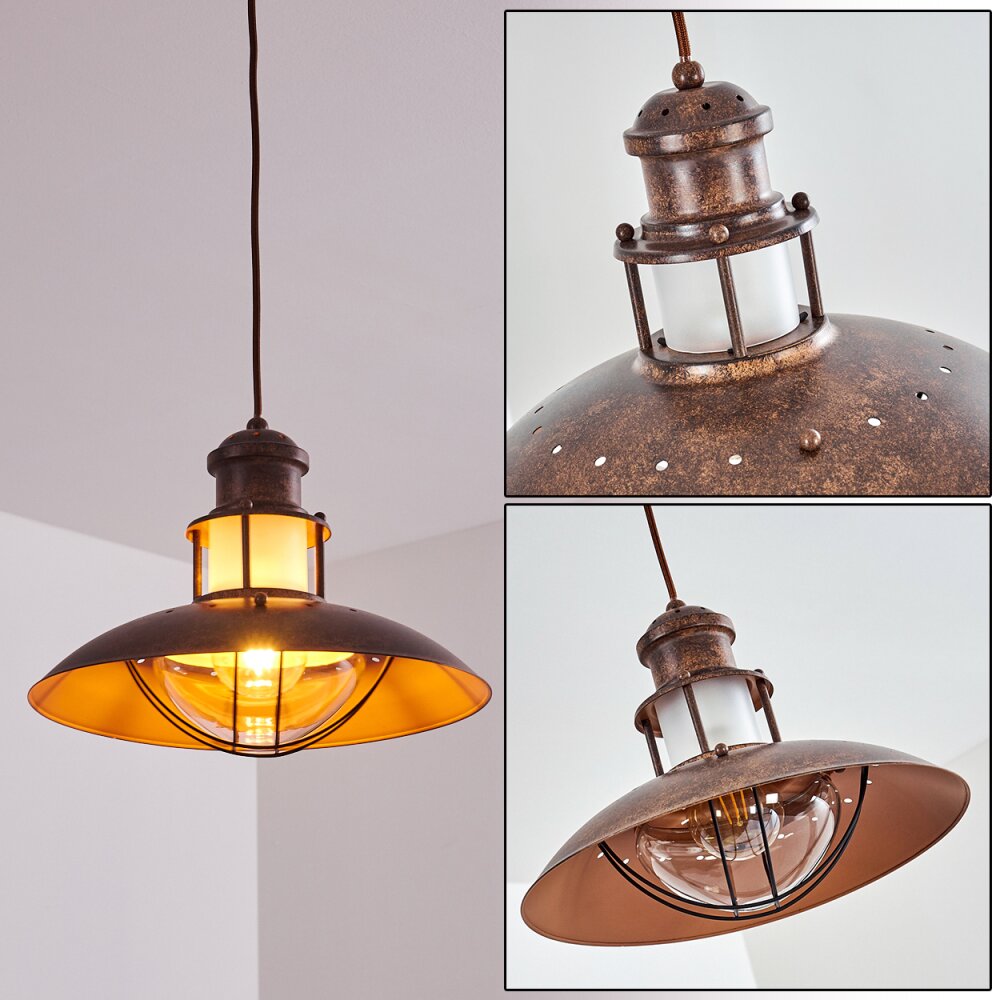 Ebisuko Hängeleuchte Rostfarben, 1-flammig main product photo
