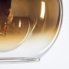 Koyoto Hängeleuchte Glas 20 cm Gold, Klar, 3-flammig