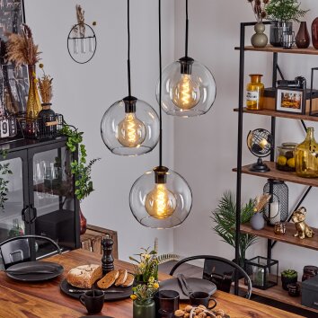 Koyoto Hängeleuchte Glas 25 cm Klar, 3-flammig Koyoto Hängeleuchte Glas 25 cm Klar, 3-flammig