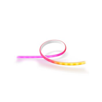 Philips Hue Gradient Ambience Lightstrip 1m Erweiterung LED Weiß, 1-flammig, Farbwechsler