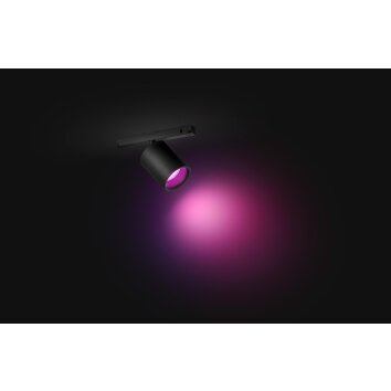 Philips Hue Perifo Erweiterungsspot LED Schwarz, 1-flammig, Farbwechsler