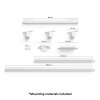 Philips Hue Perifo Basis-Set Deckenleuchte LED Weiß, 4-flammig, Farbwechsler
