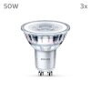 Philips Classic 3er Set LED GU10 4,6 Watt 4000 Kelvin 390 Lumen