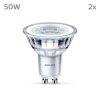 Philips Classic 2er Set LED GU10 4,6 Watt 2700 Kelvin 355 Lumen