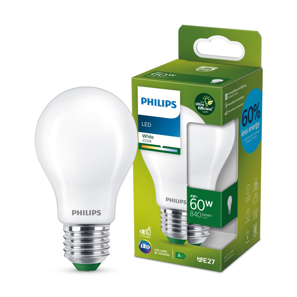 Philips Classic LED E27 4 Watt 3000 Kelvin 840 Lumen 8719514435599 | lampe