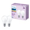 Philips Classic 2er Set LED E27 7 Watt 2700 Kelvin 806 Lumen