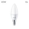 Philips Classic 6er Set LED E14 4,9 Watt 2700 Kelvin 470 Lumen