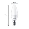 Philips Classic 6er Set LED E14 4,9 Watt 2700 Kelvin 470 Lumen