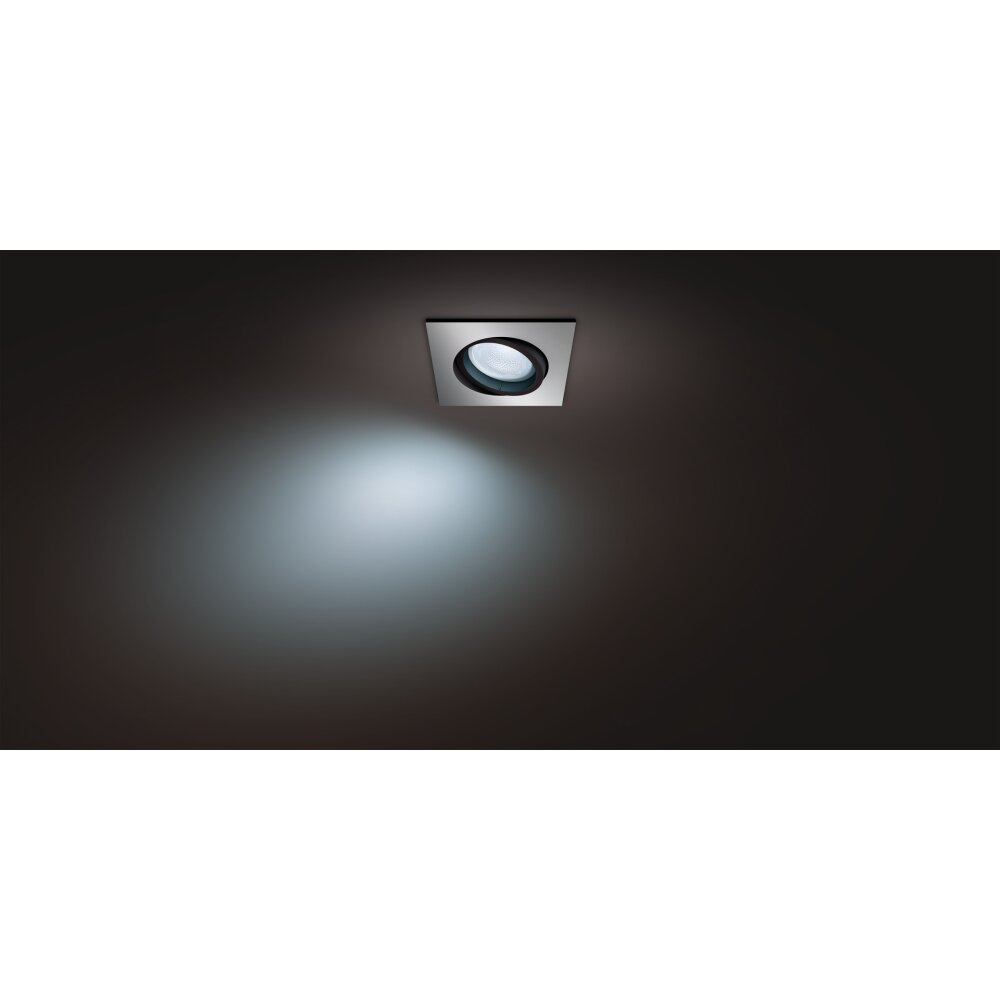 Philips Hue Milliskin Einbauleuchte LED Silber, 1-flammig main product photo