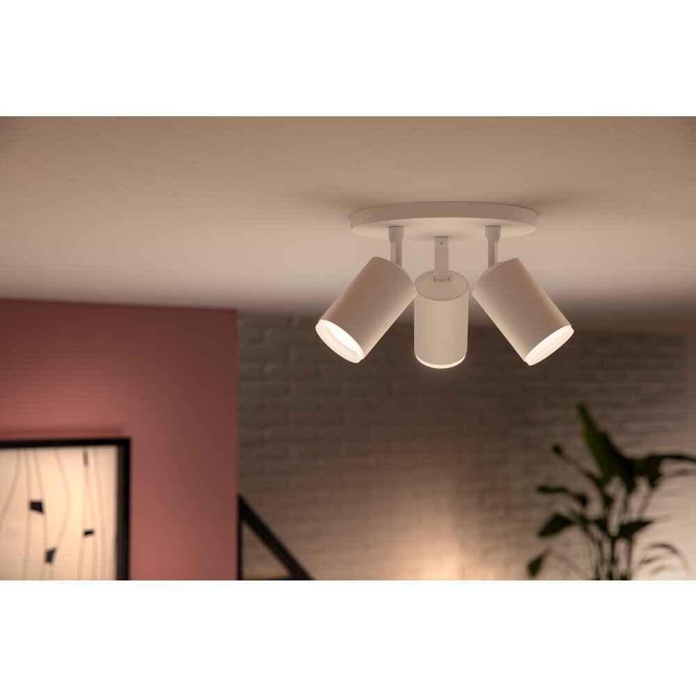 Philips Hue Fugato Deckenleuchte LED Weiß, 3-flammig, Farbwechsler main product photo
