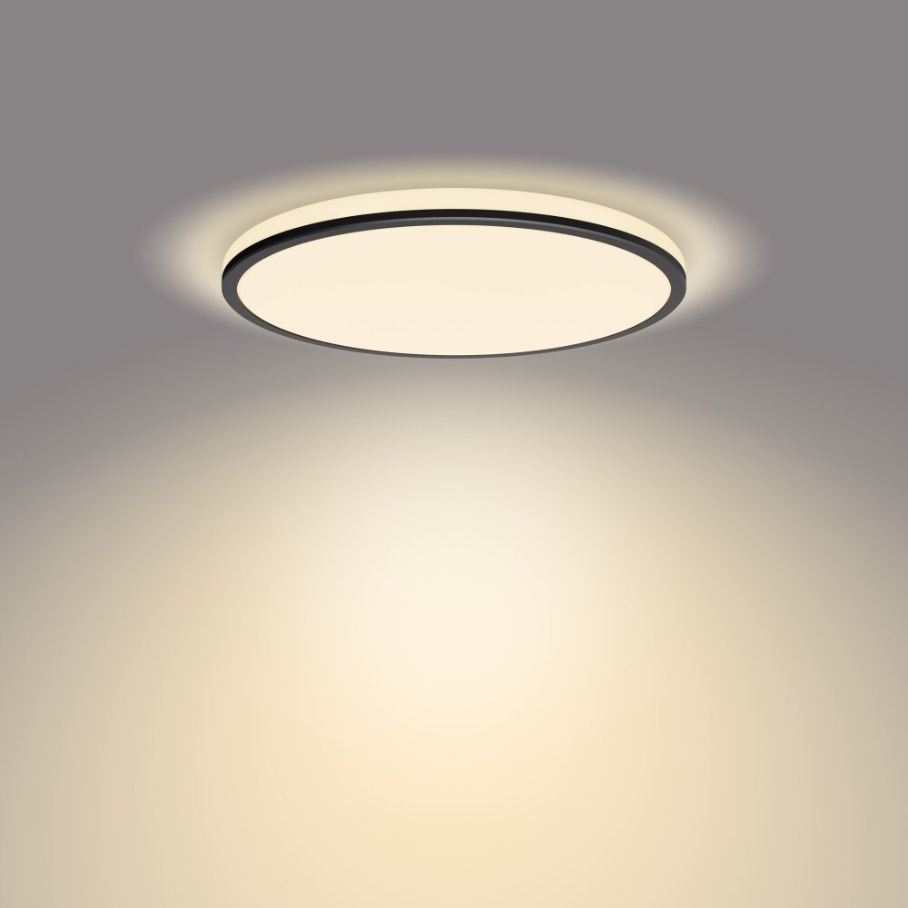 Philips Ozziet Deckenpanel LED Schwarz, Weiß, 1-flammig main product photo