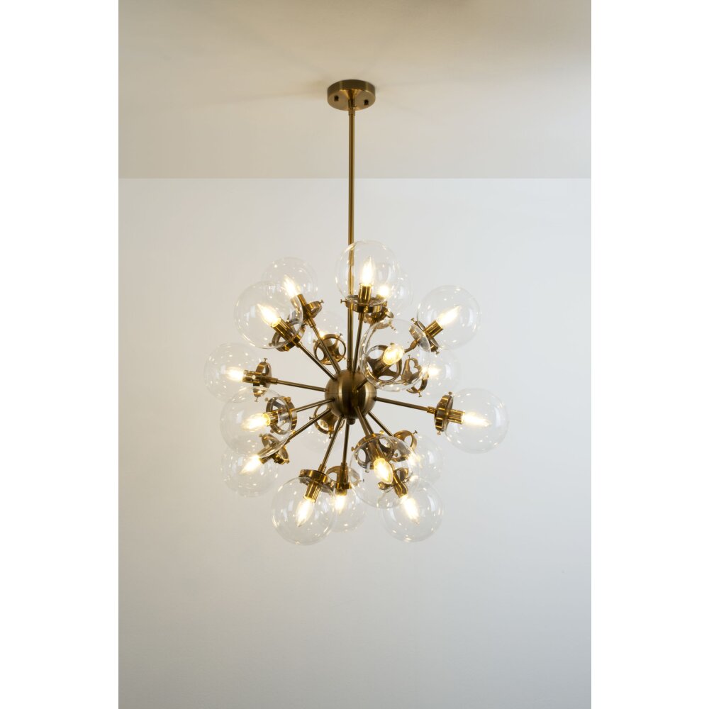 Holländer MOLTIPLICATORE Hängeleuchte Gold, Messing, 18-flammig main product photo