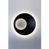 Holländer LUNA Wandleuchte LED Braun, Schwarz, Silber, 2-flammig