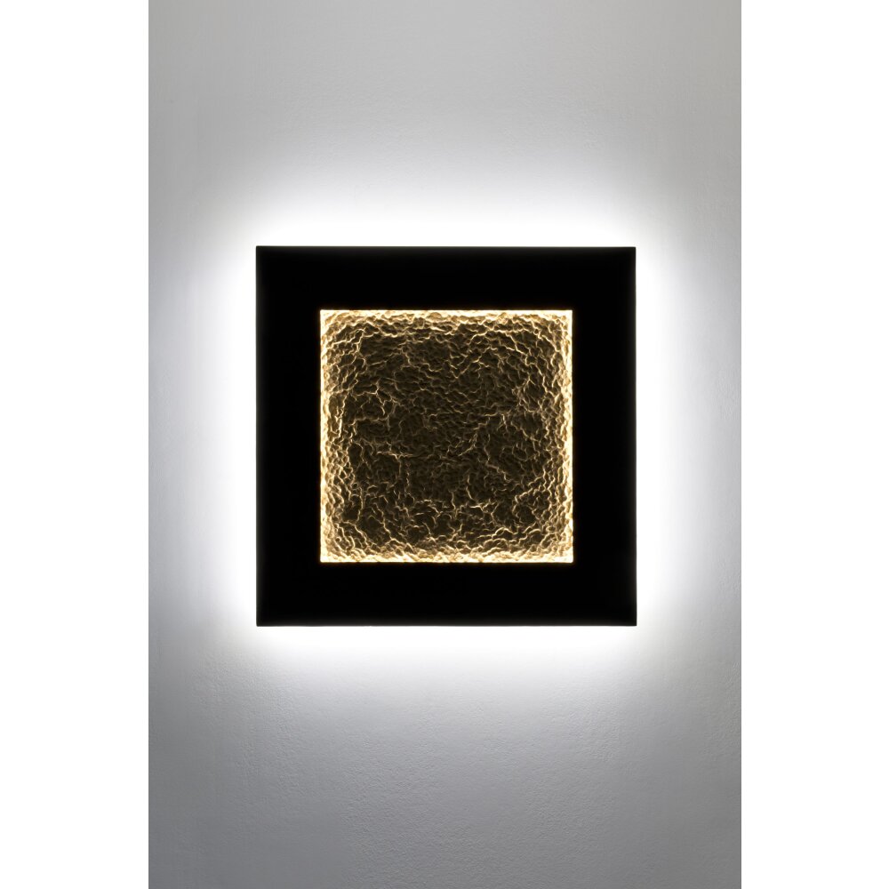 Holländer PLENILUNIO Wandleuchte LED Braun, Gold, Schwarz, 2-flammig main product photo
