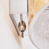 Rapar Wandleuchte Chrom, Gold, 1-flammig