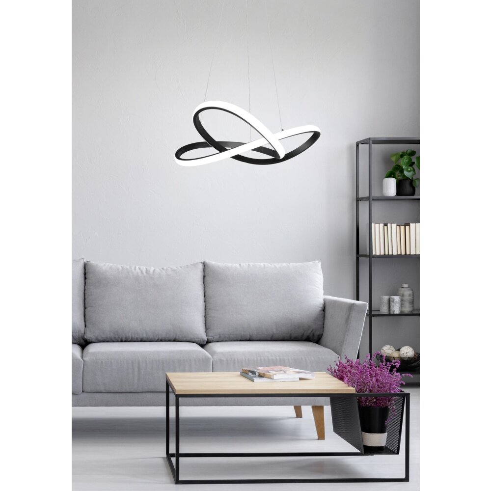 Reality Course Pendelleuchte LED Schwarz, 1-flammig main product photo