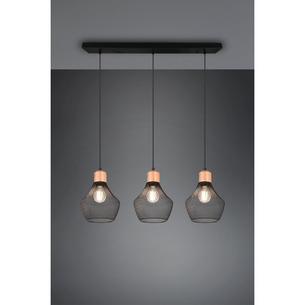 Reality Valeria Pendelleuchte Schwarz, 3-flammig main product photo