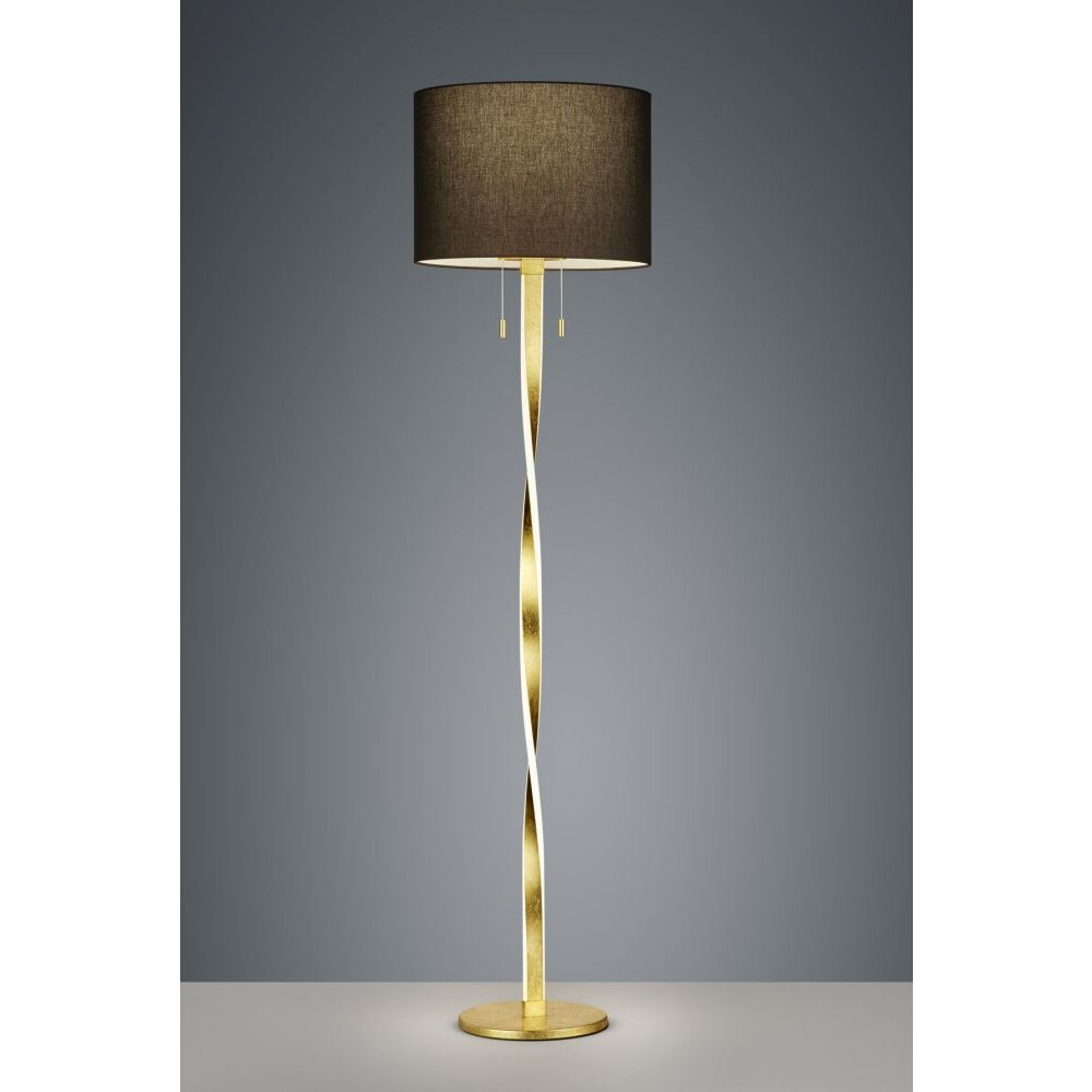 Trio Leuchten NANDOR Stehleuchte LED Gold, 3-flammig main product photo