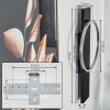 Pompu Wandleuchte LED Schwarz, 1-flammig