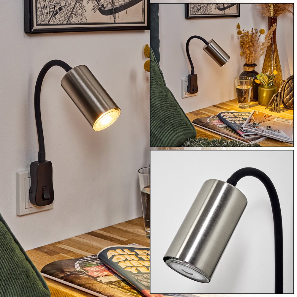 Javel Steckdosenleuchte Schwarz, 1-flammig main product photo