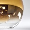 Koyoto Deckenleuchte Glas 20 cm Gold, Klar, 3-flammig