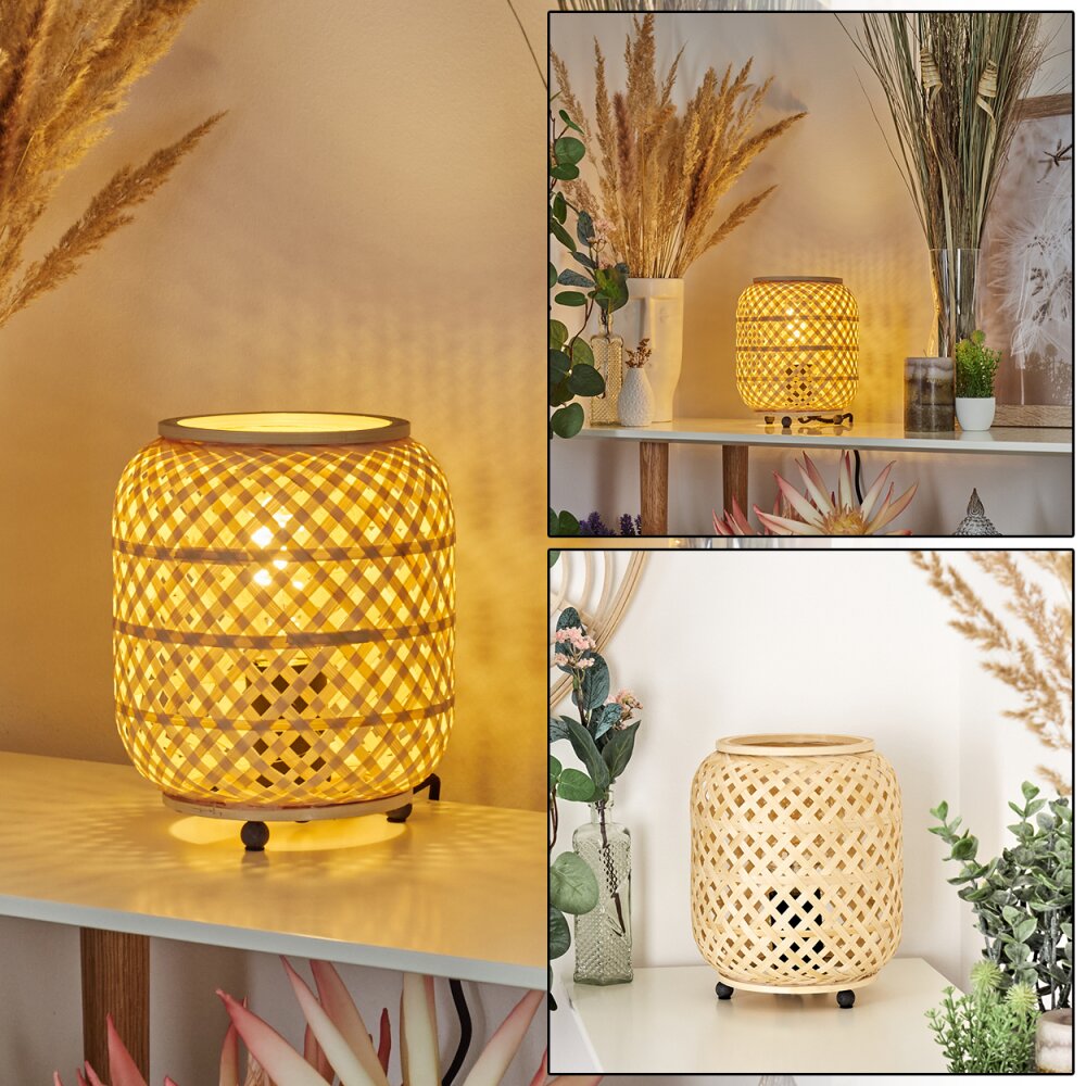 Bismula Tischleuchte Naturfarben, 1-flammig main product photo