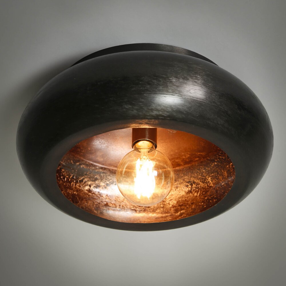 Gralhos Deckenleuchte Schwarz, 1-flammig main product photo