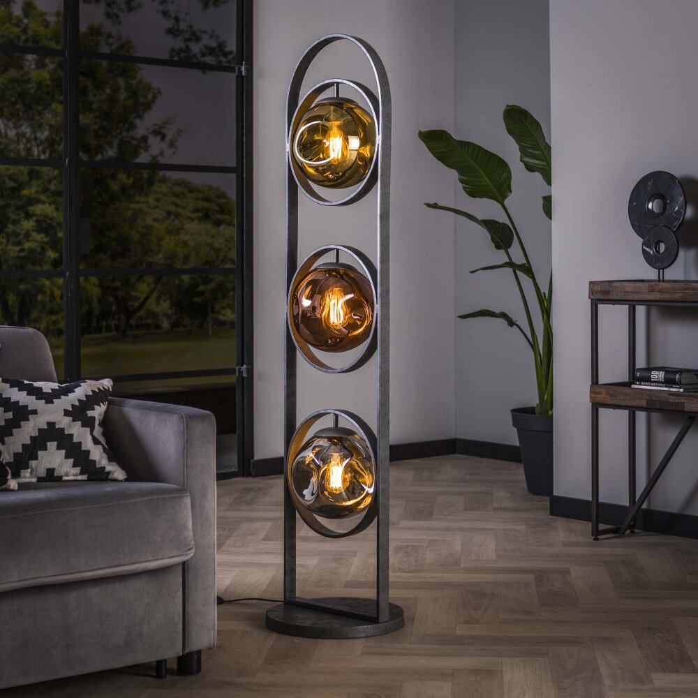 Stellar Stehleuchte Anthrazit, 3-flammig main product photo