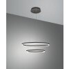 Fabas Luce Giotto Pendelleuchte LED Schwarz, 1-flammig